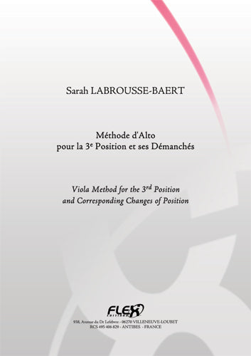 LABROUSSE-baert S. - Methode D'alto Pour La 3e Position et Ses Demanches - Alto Solo