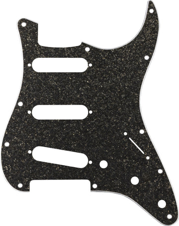 Hybrid Glas/Glitzer Strat S/S/S Schlagbrett, dunkelgrau glitzernd