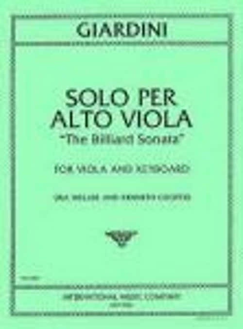 Giardini - Solo für Altviola ("die Billardsonate")