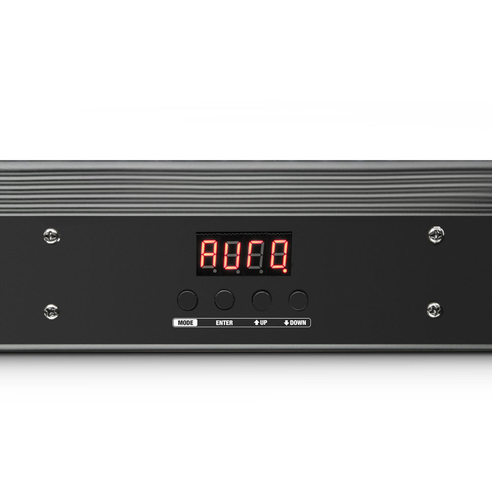 TRIBAR 200 IR - TRICOLOR LED BAR (RGB) 12 x 3 W SCHWARZE BOX MIT INFRAROT-FERNBEDIENUNG