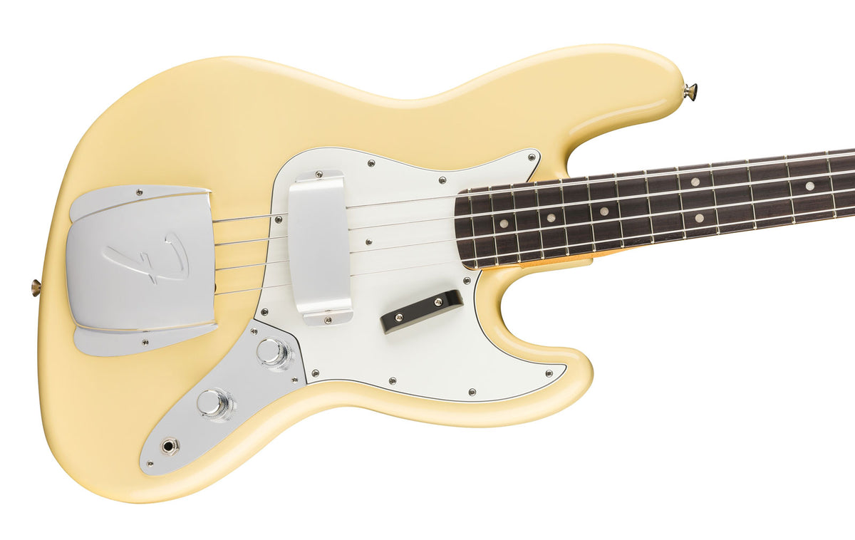 Jazz Bass RW LTD Signature Laura Lee Vintage-Weiß