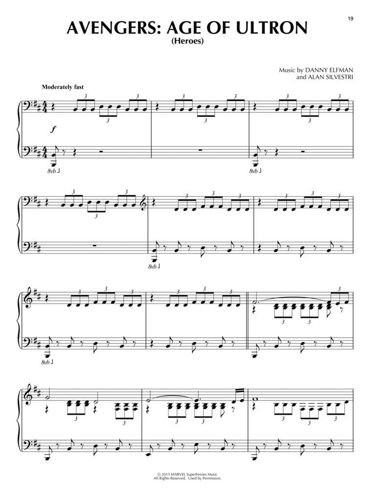 THE MOVIE & TV MUSIC OF DANNY ELFMAN - PIANO SOLO