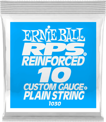 .010 RPS REINFORCED PLAIN ELECTRIC GUITAR STRINGS