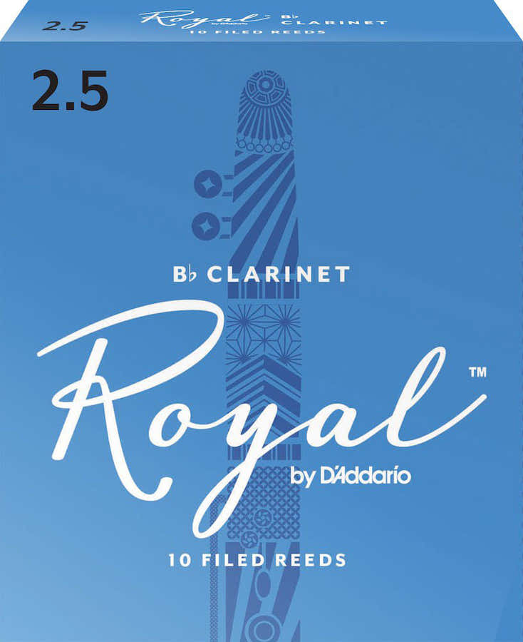 ANCHES DE CLARINETTE SIb RICO ROYAL 2.5