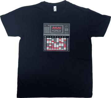Akai Professional Force Black T-Shirt - Size L