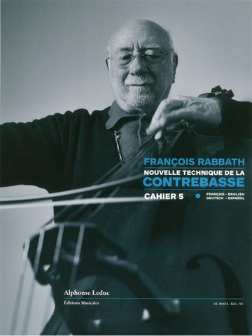 RABBATH FRANCOIS - NOUVELLE TECHNIQUE DE LA CONTREBASSE VOL.5