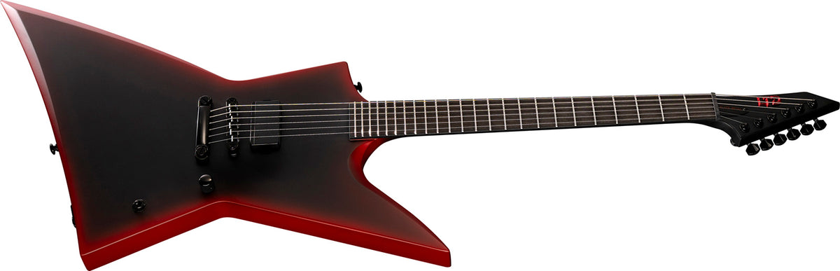 EXL Black Metal Red Burst Satin