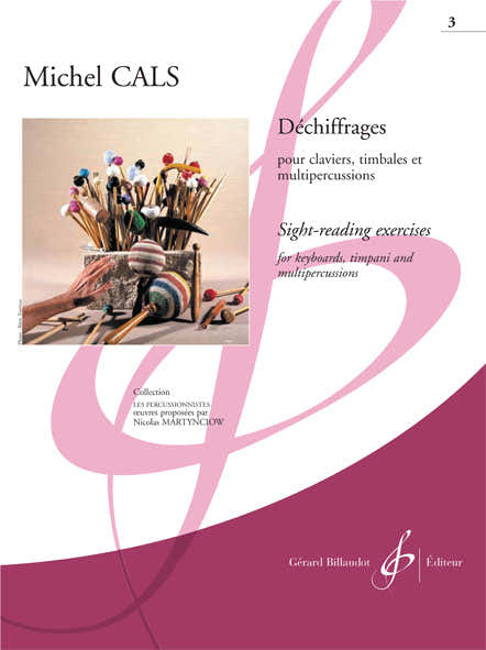 CALS MICHEL - DECHIFFRAGES VOL.3 - PERCUSSION