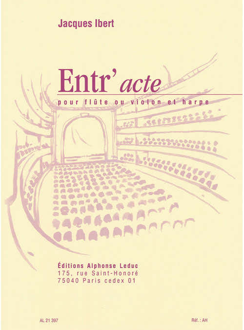 Entr'acte für Flöte oder Violine und Harfe