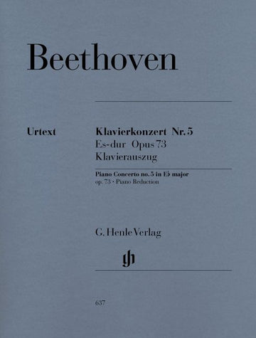 BEETHOVEN L.V. - CONCERTO FOR PIANO AND ORCHESTRA NO. 5 E FLAT MAJOR OP. 73