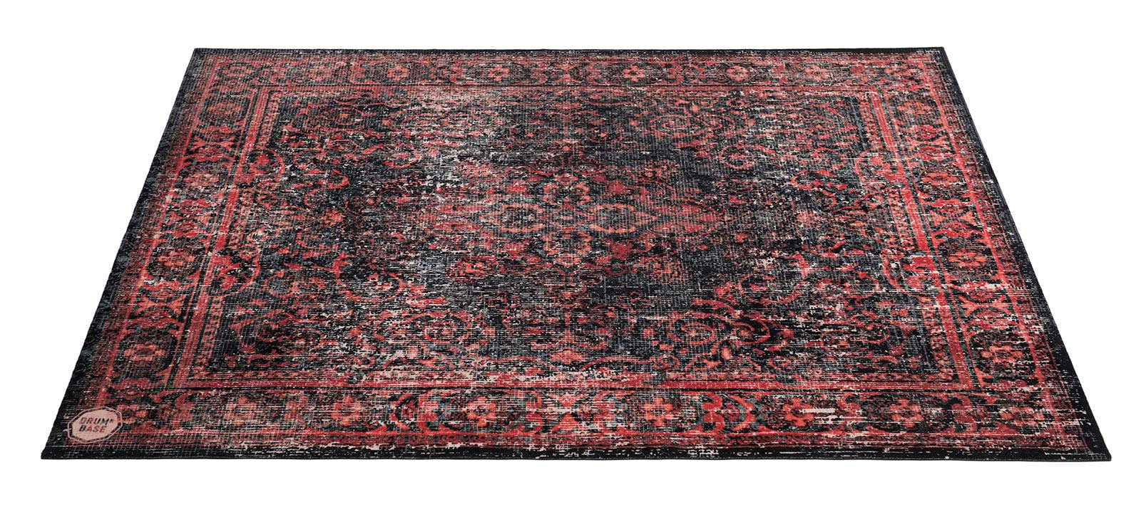 Teppich Vintage Persian 1.85 X 1.60M Rutschfest - Schwarz Rot
