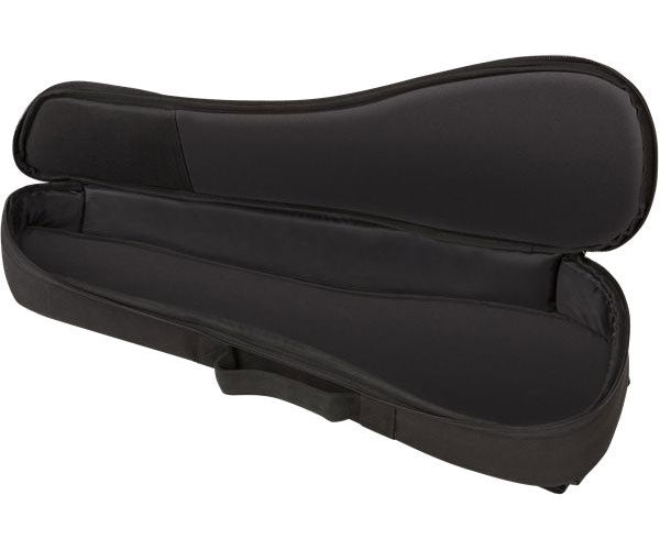Sopran-Ukulelentasche 10mm Schwarz - FU610