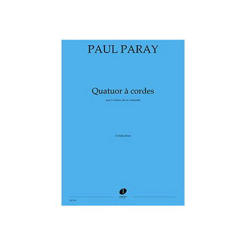 Paray - Quatuor À Cordes/version Poche