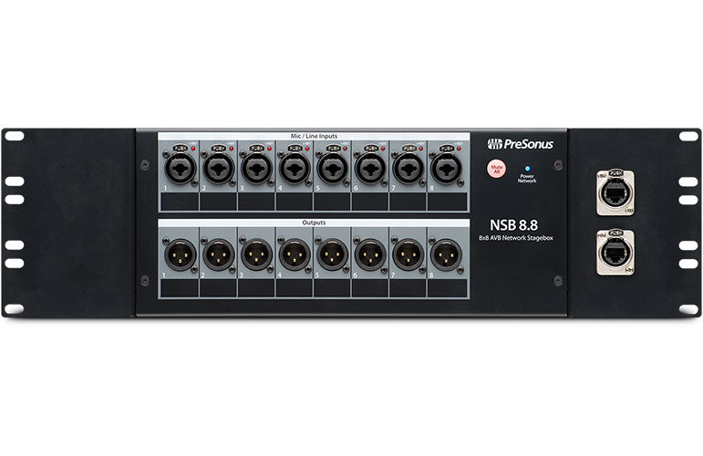 NSB 8.8 - BÜHNENBOX 8X8 FÜR AVB-NETZWERK