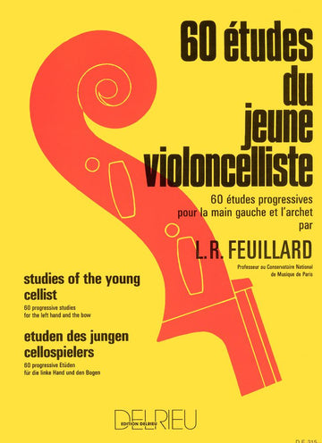 FEUILLARD LOUIS R. - ETUDES DU JEUNE VIOLONCELLISTE (60)