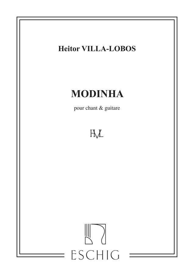 VILLA-LOBOS - VILLA-LOBOS MODINHAS - GESANG UND GITARRE