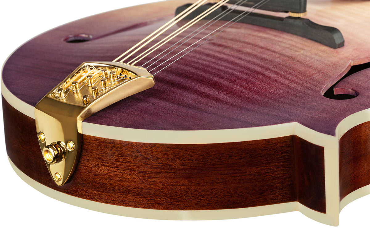 Americana F-Style Mandoline + Croco-Lederkoffer