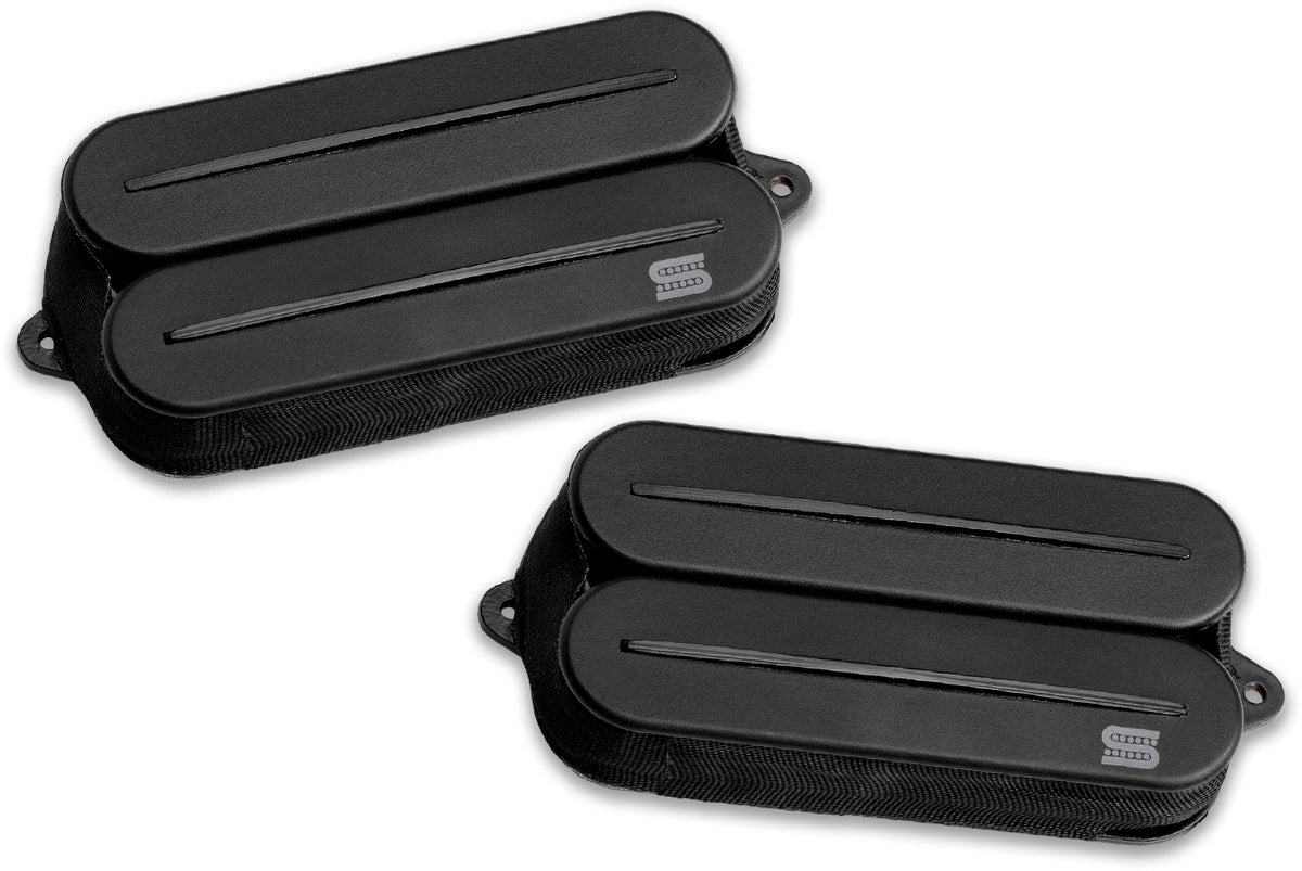 Humbucker Black Jupiter Rails, Signature Wes Hauch, Satz, Schwarz