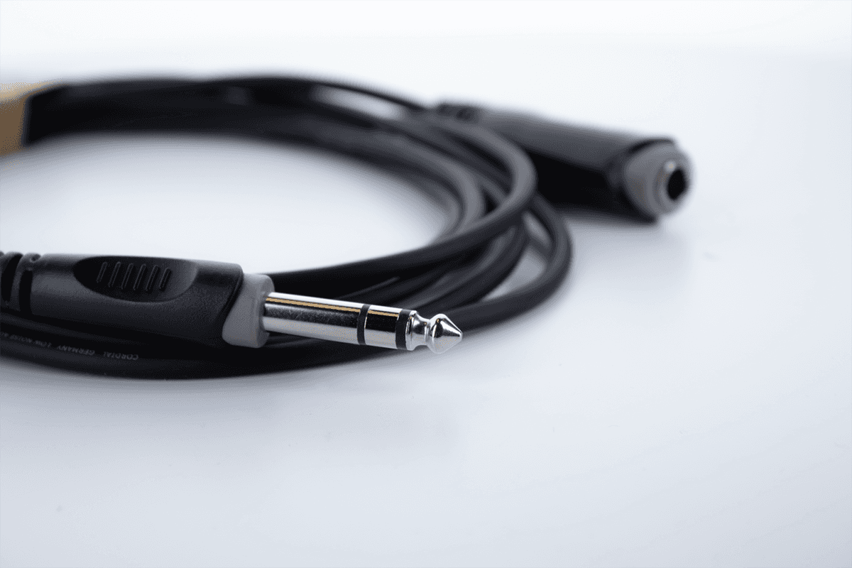 STEREO AUDIO CABLE JACK MALE / FEMALE 10 M