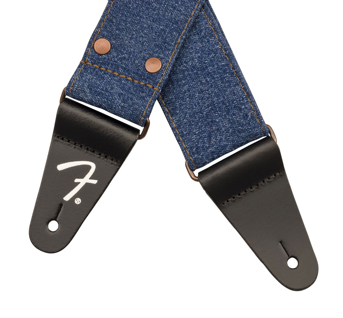 x Wrangler Gurt aus Denim mit Nieten Indigo