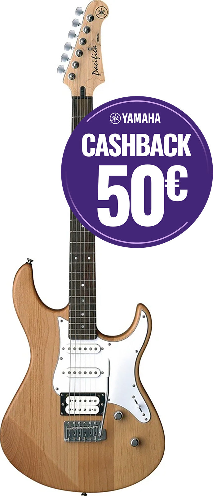 Yamaha Pacifica Pa112V Gelb Natur seidenmatt