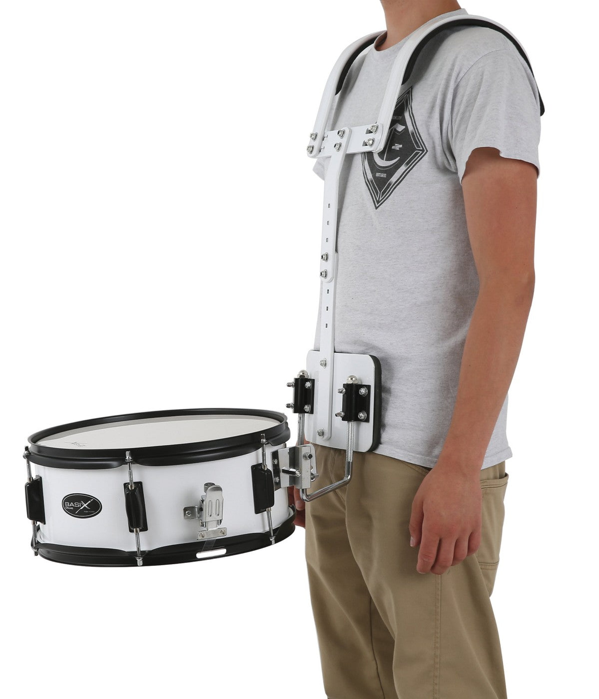 MARCHING SNARE DRUM - 14" x 5" WOOD + HARNESS