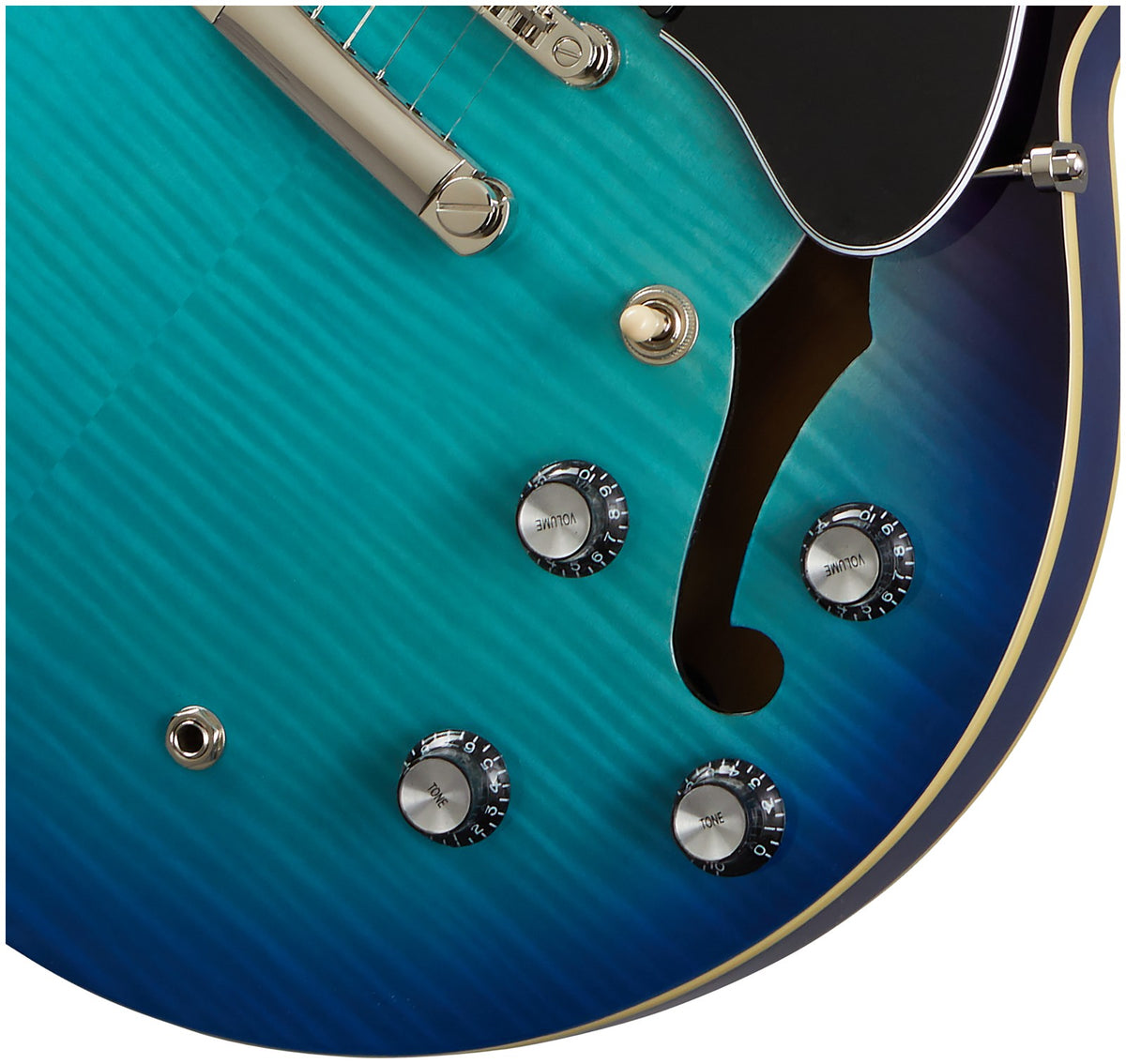 ES-335 Geflammt Blaubeer-Verlauf IBG