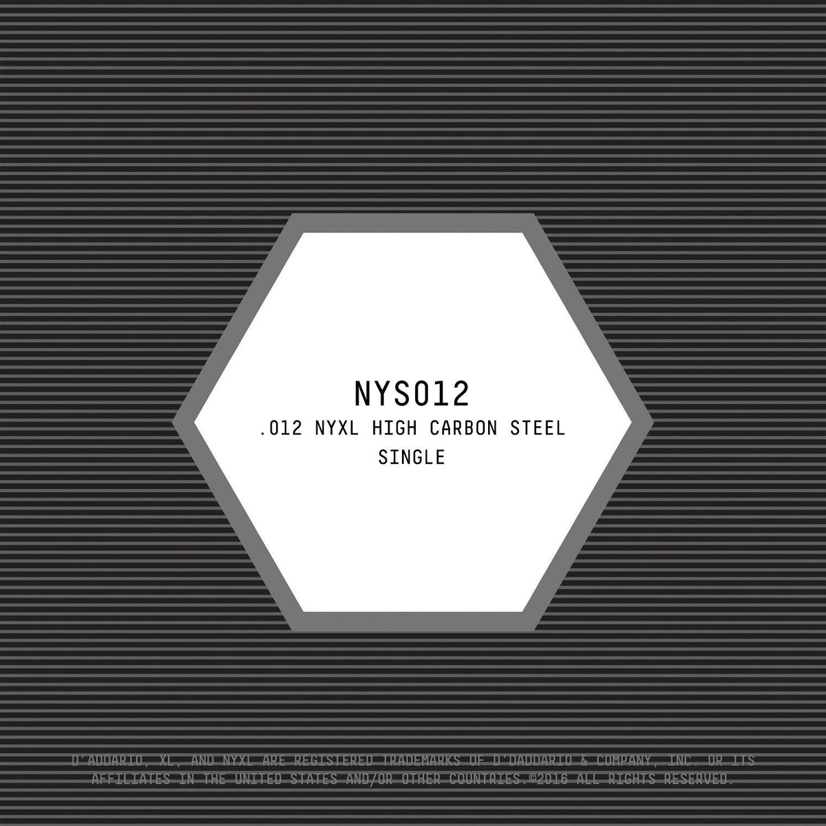 STRING ONLY FOR GUITAR NYS012 PURE STEEL .012