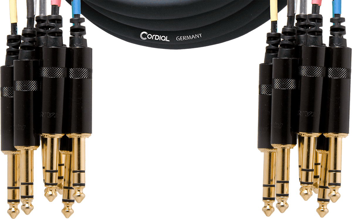 Mehrfachkabel 8 Jack/jack Stereo 3 M