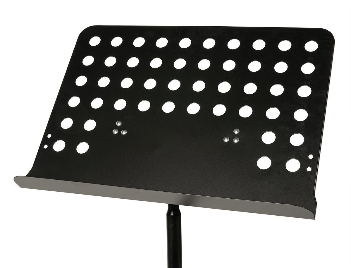 MU30 Notenständer Schwarz Orchester Ablage
