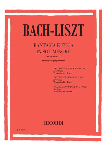 BACH J.S. - FANTASIEN UND FUGEN BWV 542 IN G-MOLL - KLAVIER
