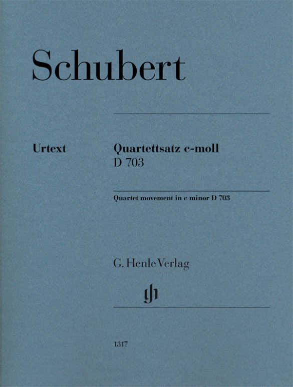 Schubert F. - Satz für Streichquartett in c-Moll D 703