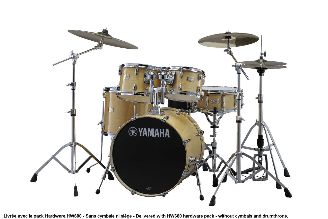 STAGE CUSTOM BIRCH - FUSION 20" - NATURAL WOOD + PACK HARDWARE HW680W