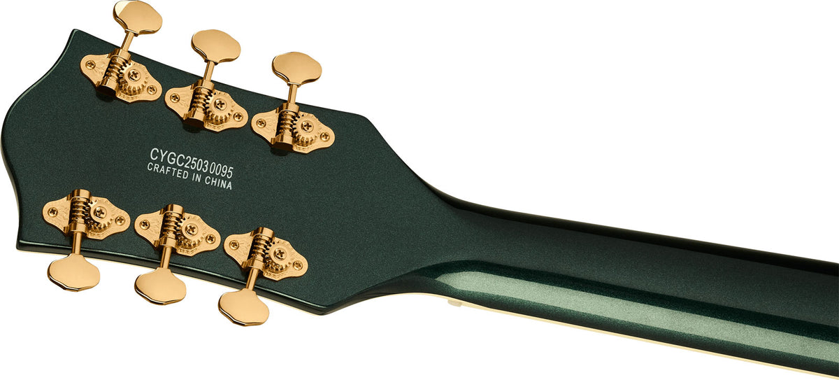 Synchromatic Nashville Hollowbody Single-Cut mit Bigsby EBO Cadillac-Grün