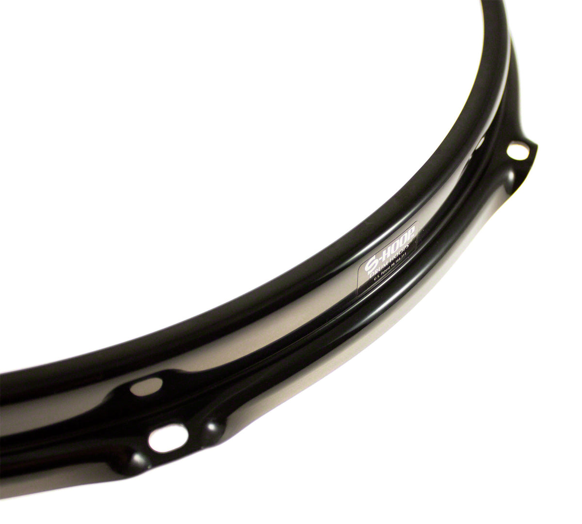 SH148B-BLK HOOP 14" 8 HOLES RESONANT SNARE DRUM - BLACK