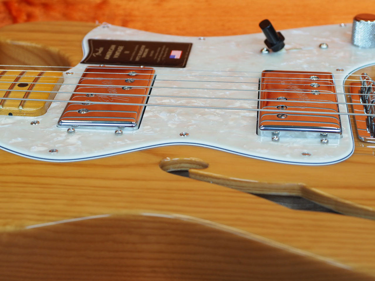Telecaster 1972 Thinline American Vintage II Mn Aged Natural - BLAGER