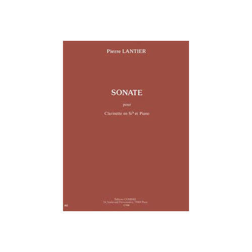 Lantier - Sonate - Clarinette Sib et Piano