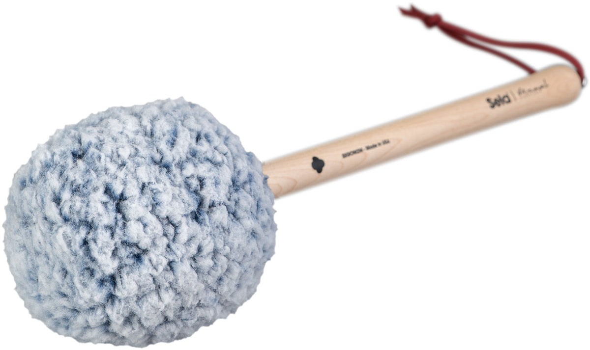 Gongschlägel Vikrampal " Natural Balance" - Medium, frostiges Olivblau