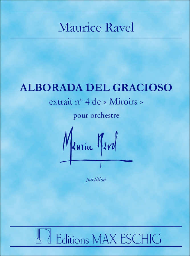 Ravel - Alborada Del Gracioso N°4 De "miroirs" - Taschenpartitur