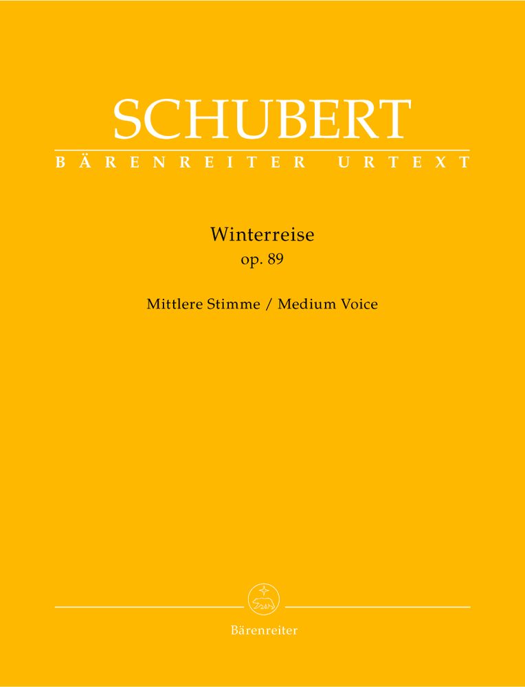 SCHUBERT F. - WINTERREISE OP.89 D 911 - MITTLERE STIMME KLAVIER
