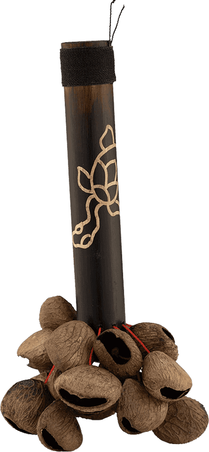 PBPGBH12 PANGI NUT SHAKER WITH BAMBOO HANDLE
