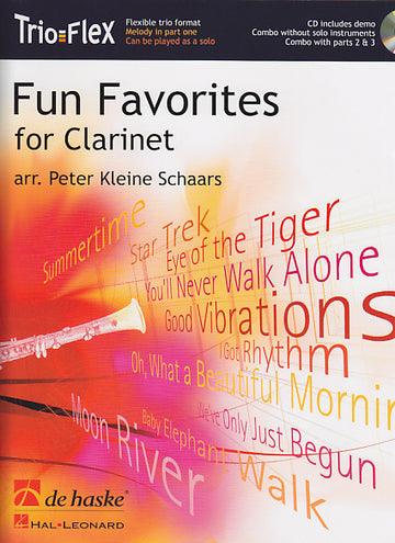 KLEINE SCHAARS PETER - FUN FAVORITES FOR CLARINET + CD - CLARINETTE