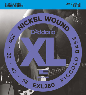 EXL280 Nickel umsponnen lange Mensur Piccolo-Bass 20-52