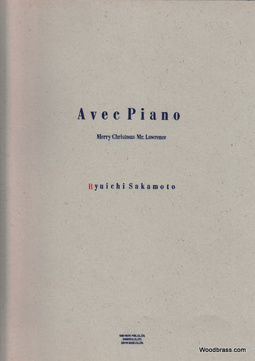 SAKAMOTO RSAKAMOTO R. - AVEC PIANO - MERRY CHRISTMAS MISTER LAWRENCE - PIANO