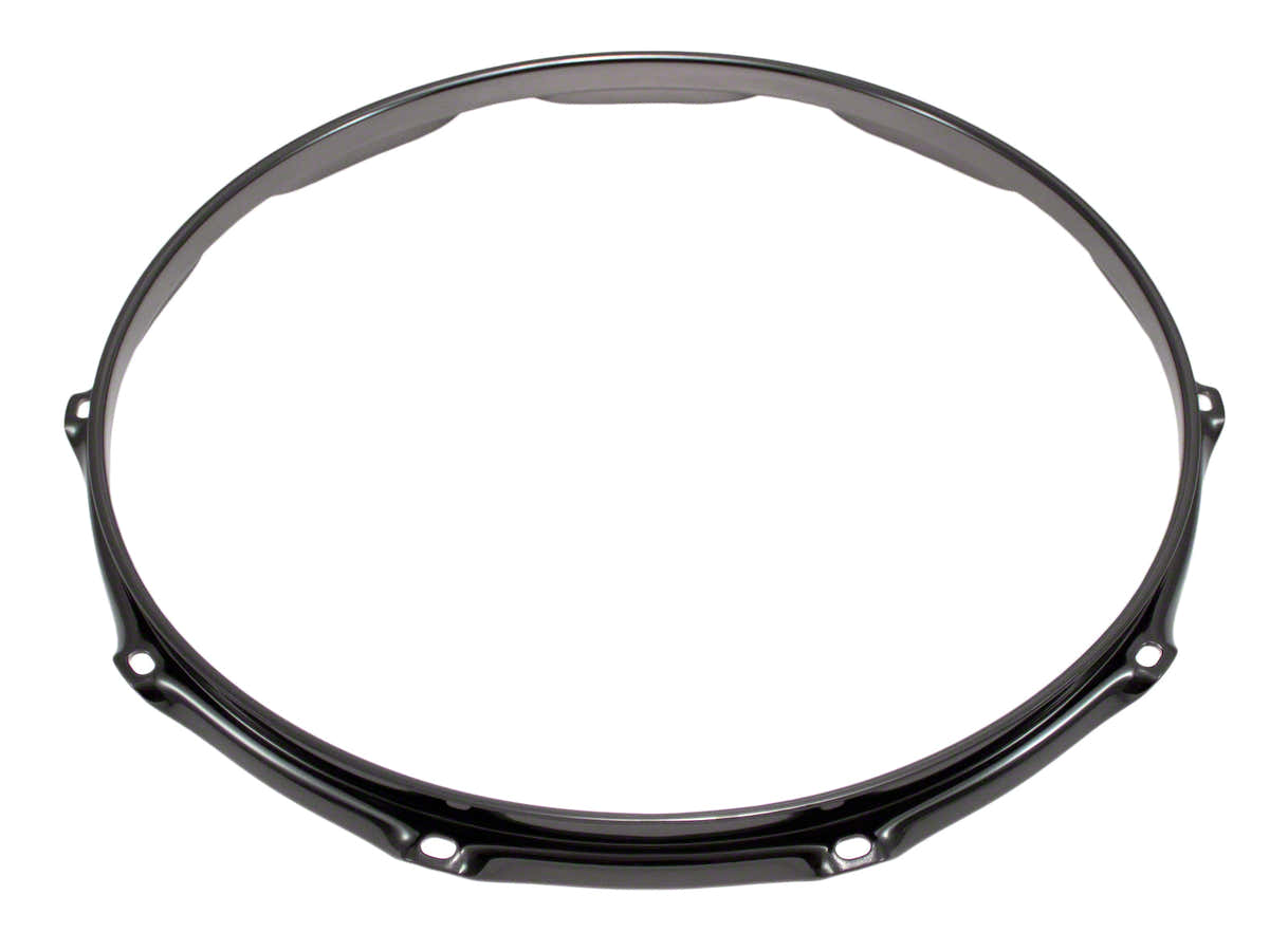 H30-14-10BK - 14" SPANNREIFEN 10-LOCH SCHWARZE SUPER DREIFACHE FLANSCH 3.0MM