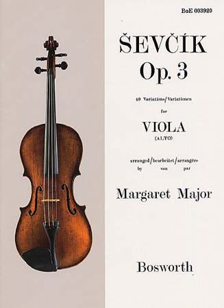 Bosworth Sevcik - 40 Variations Op.3 - Alto