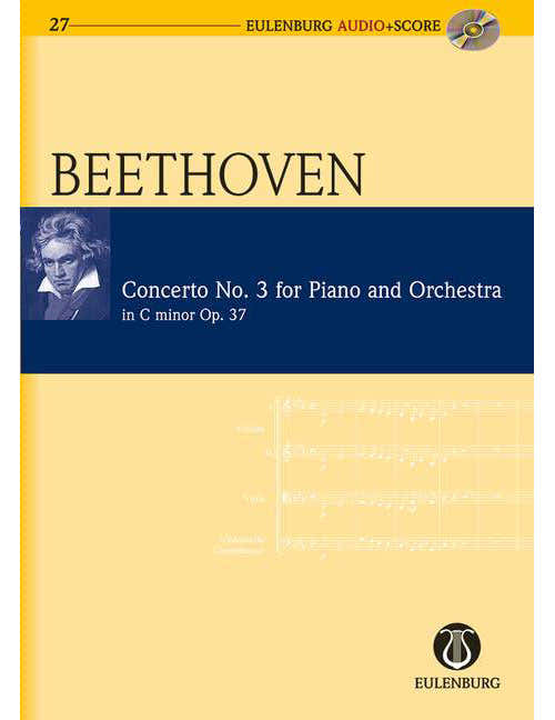 BEETHOVEN L.V. - CONCERTO NO. 3 C MINOR OP. 37 + CD - PIANO AND ORCHESTRA