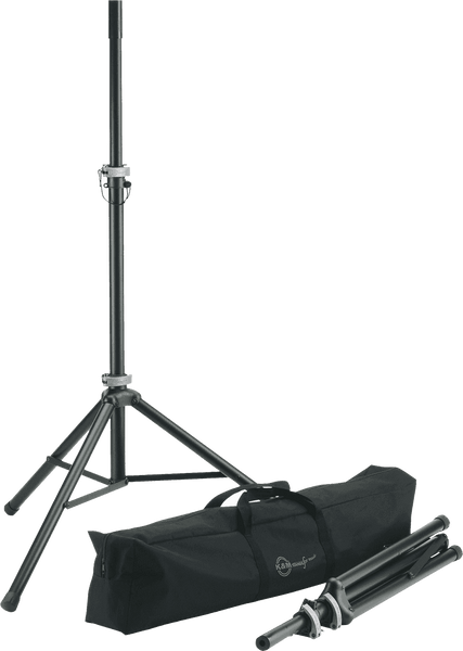 K&M 21459-000-55 SCHWARZ BOXENSTATIVE IM SET
