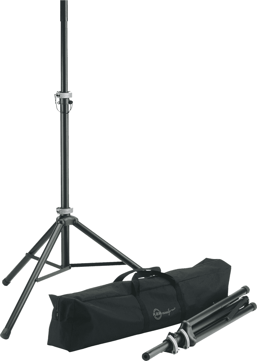 K&M 21459-000-55 SCHWARZ BOXENSTATIVE IM SET