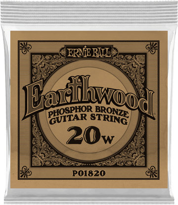 .020 EARTHWOOD PHOSPHOR BRONZE ACOUSTIC GUITAR STRINGS